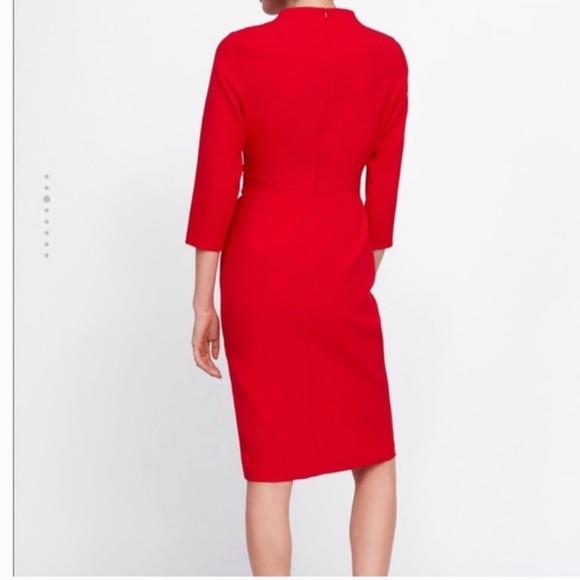 ZARA High Neck Midi Dress - Picture 3 of 15